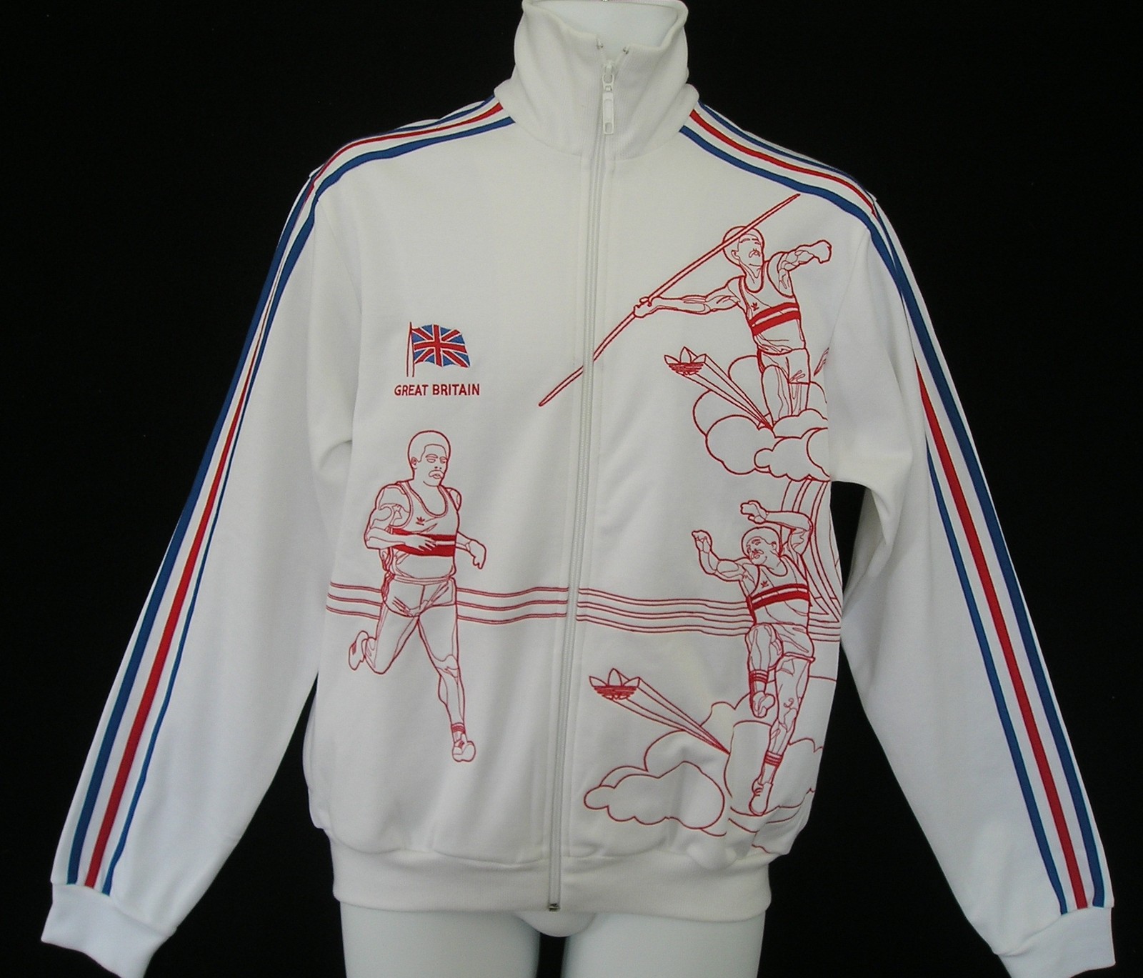 Adidas GREAT BRITAIN DALEY THOMPSON OLYMPICS Track top Sweat Jacket superstar M- gallery
