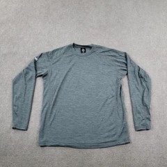 Kuhl Shirt Mens XL Grray Long Sleeve 100% Merino Wool Thermal Hiking Lightweight