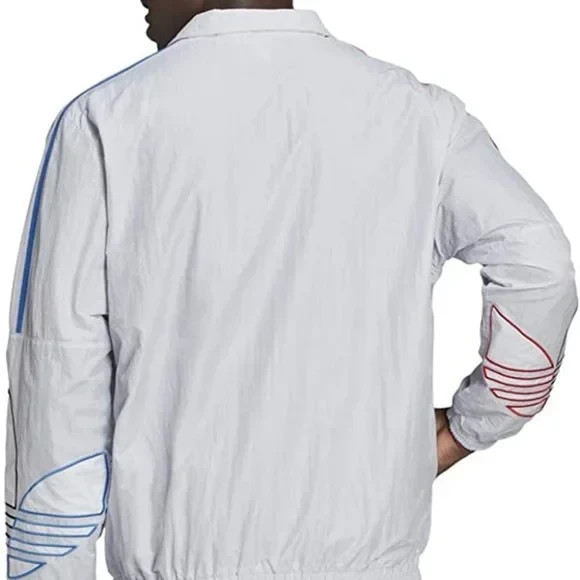 adidas Originals Men's Tricolor Track Top, Medium - Dash Grey, Authentic, NWT gallery