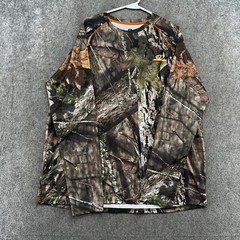 Mossy Oak Shirt Mens XL Brown Break Up Country Camo Hunting Outdoor Long Sleeve