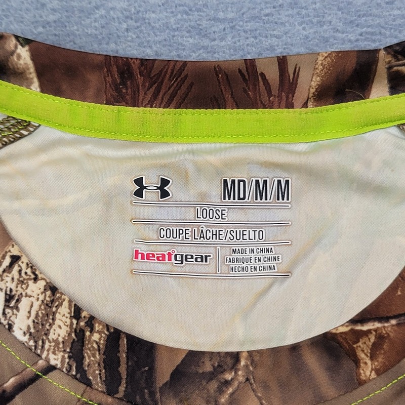 Under Armour Compression Shirt Mens Medium Brown Camo Heat Gear Scent Control gallery