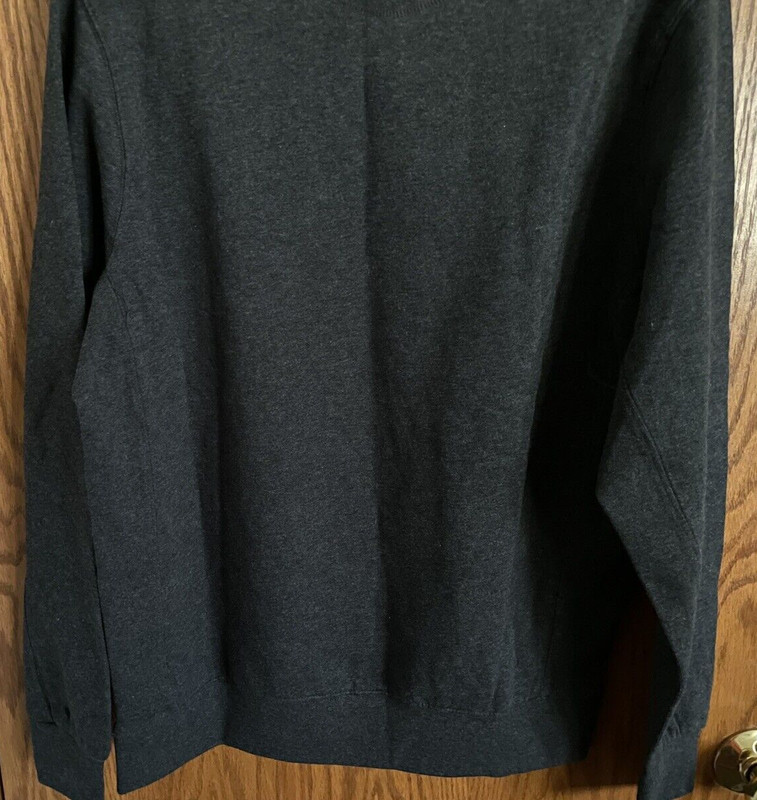 Roundtree & Yorke Black Sport Pullover Sweatshirt Long Sleeves Men's Sz Med NWT gallery
