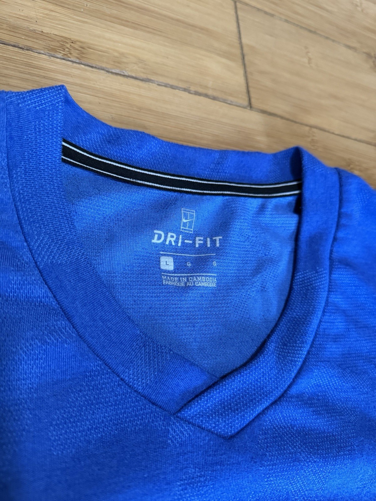 Nike Court Dri-FIT Challenger Short-Sleeve Tennis Shirt Mens Size Large Blue gallery