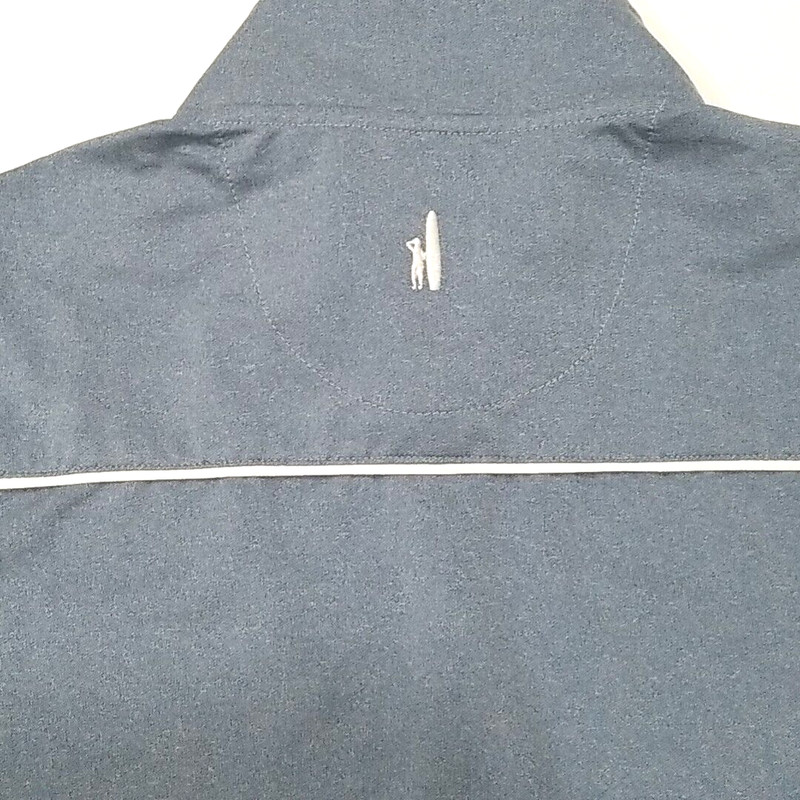 Johnnie O Lammie Prep-formance ¼ Zip Pullover Mens Large Blue Lake Stretch Golf gallery
