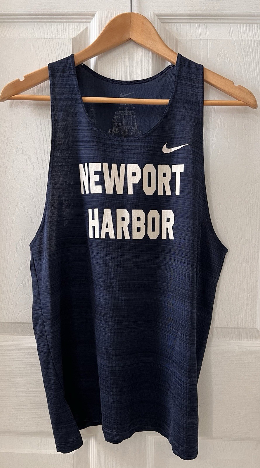 Nike Dri-Fit Tee Performance Sleeveless Tank Navy Blue Men’s M Newport Harbor gallery