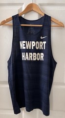 Nike Dri-Fit Tee Performance Sleeveless Tank Navy Blue Men’s M Newport Harbor
