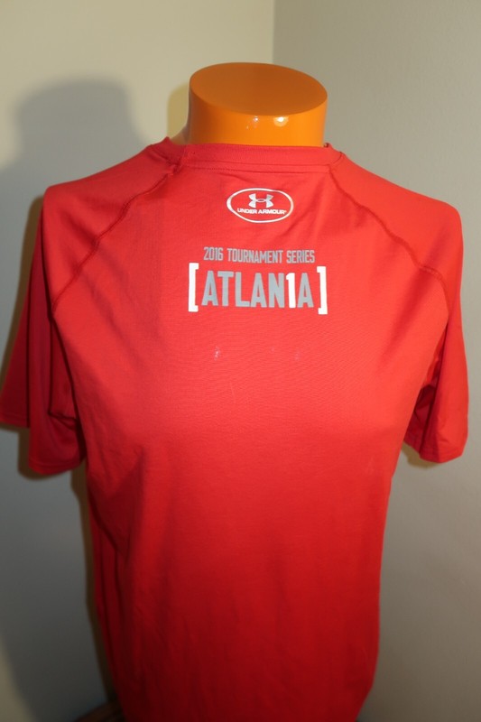 B5 NWT Under Armour Cam Newton 7V7 Atlanta Tournament Series Shirt mens L CN1 gallery