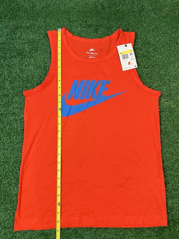 Nike Tank Top Mens Small Crimson Swoosh Muscle Gym Running Workout Pullover gallery