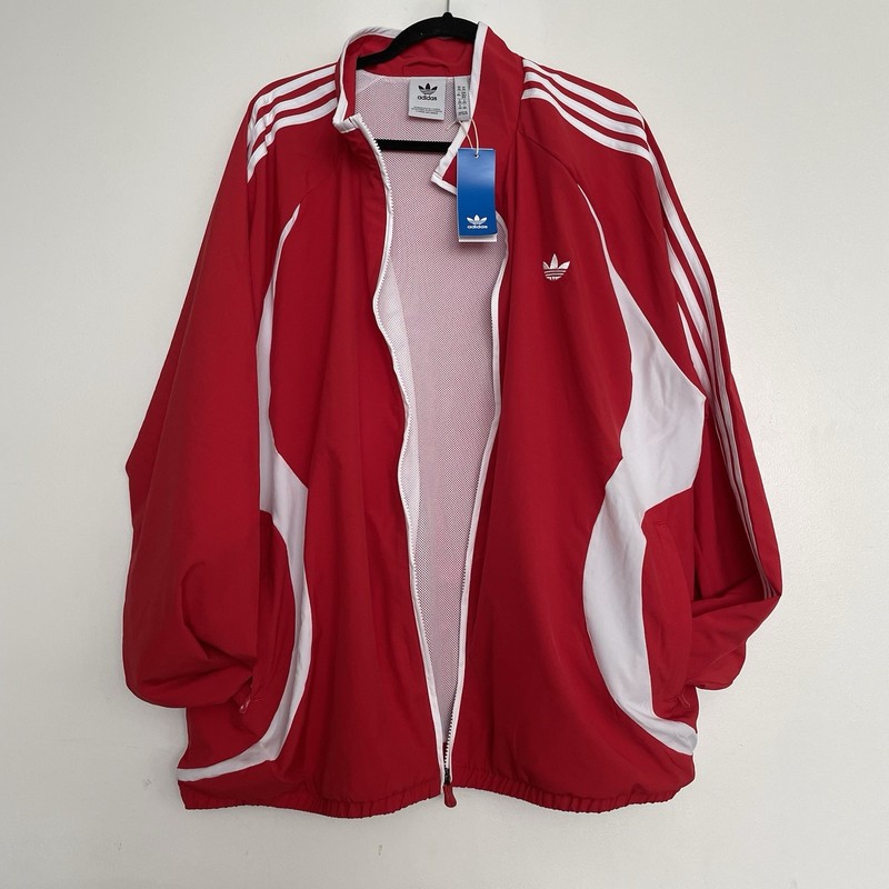 Men’s Adidas Adicolor Teamgeist Track Top Red Size 2XL gallery