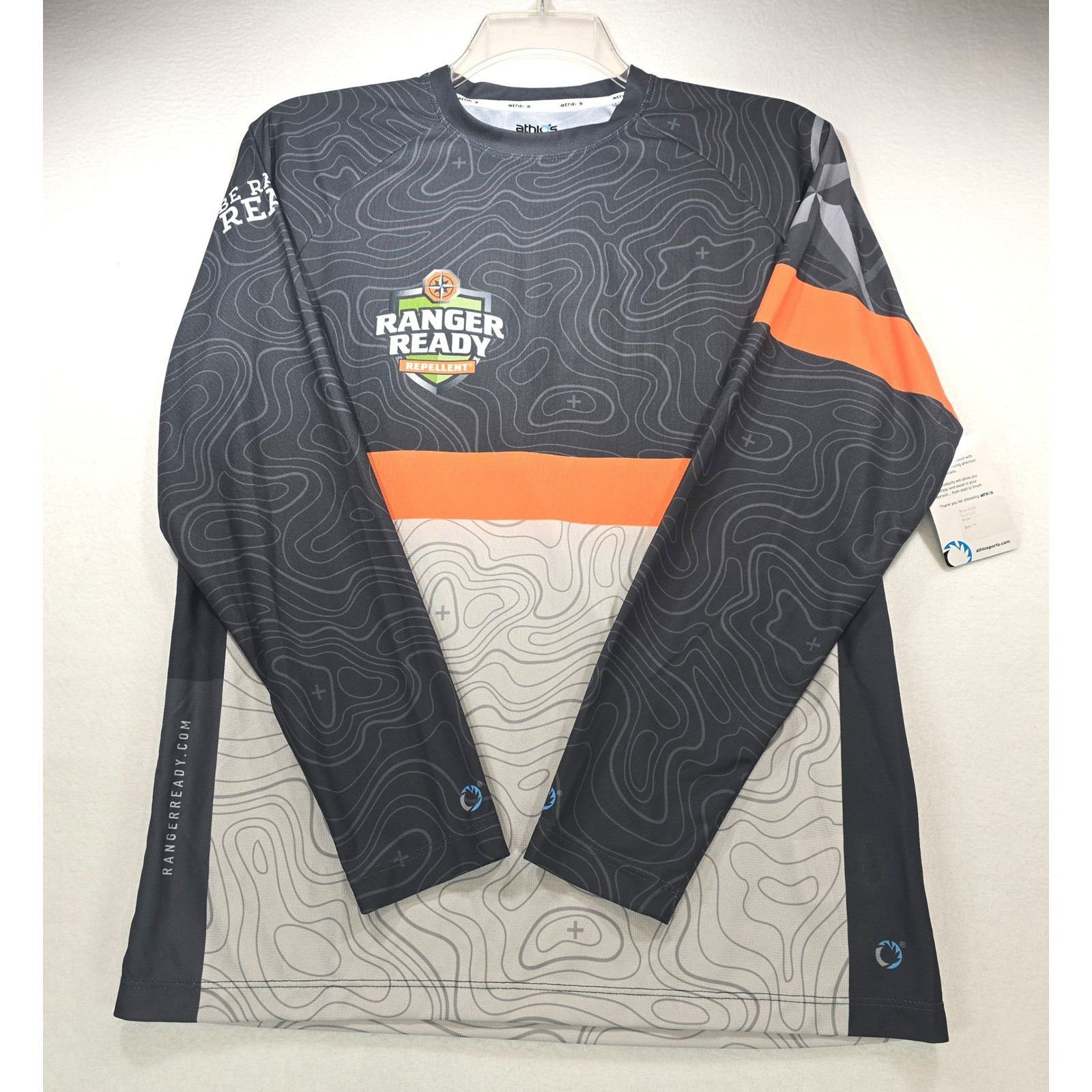 Athlos Ranger Ready Repellent Performance Shirt Mens Medium Long Sleeve Grey gallery