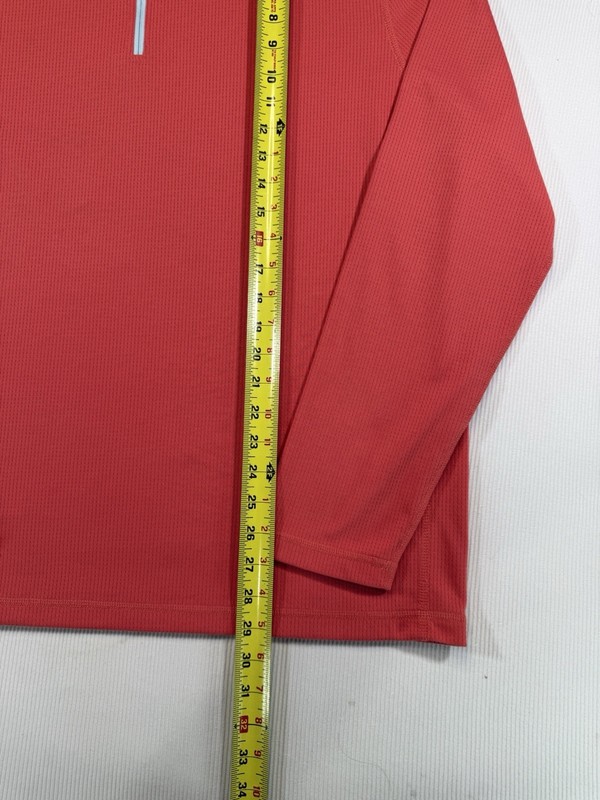 J Crew Performance 1/4 Zip Pullover Mens XL Coral Golf Athletic Shirt gallery