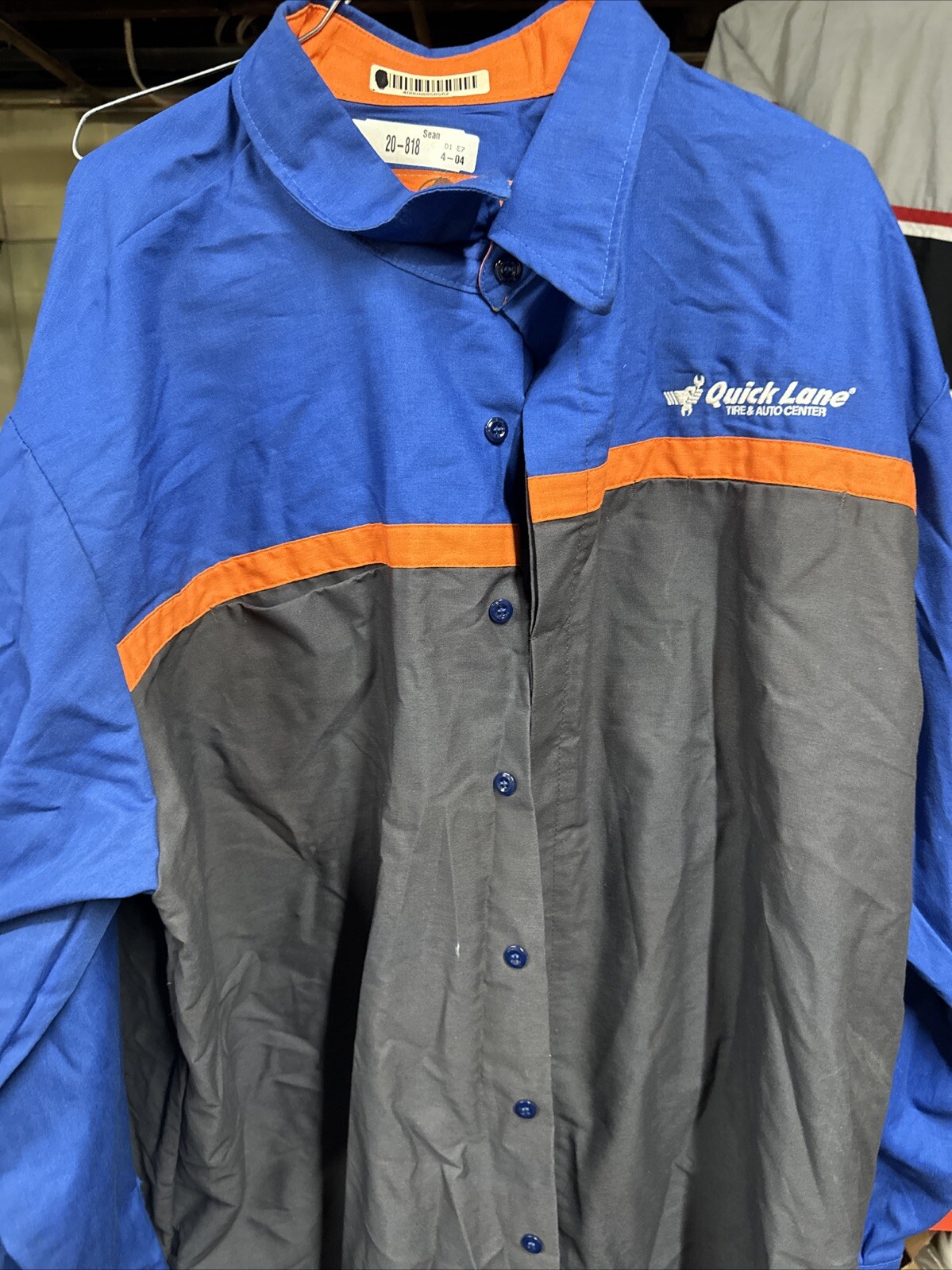 Ford Uniform work shirt Quick Lane Oil change performance Lube 3xl Long gallery