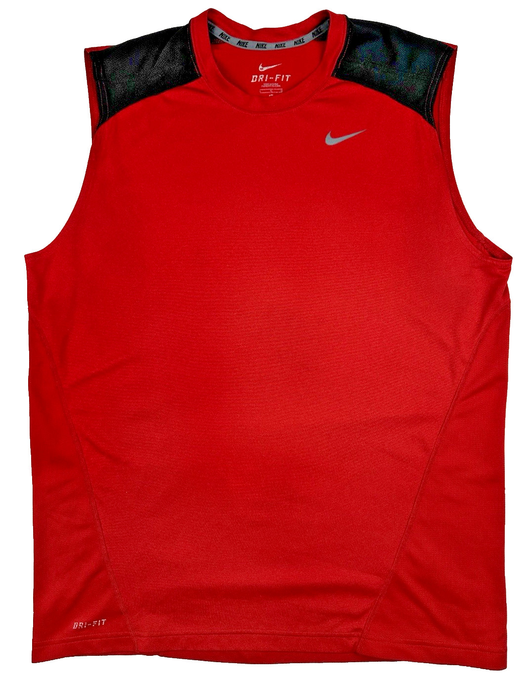 Nike Pro Dri-Fit CompMens Tank Top Large Red/Black Sleeveless Training Gym gallery