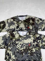 Killik Veil Camo Shirt Mens Large Green S/S Hunting Performance Stretch Lot Of 2