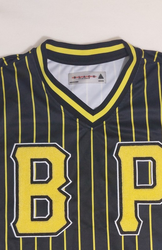 BLACK PYRAMID 2017-2018 Pittsburgh Pirates Baseball Pinstripe Jersey Medium Men gallery