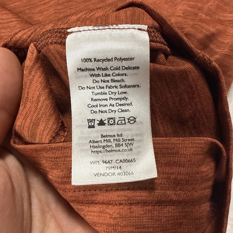 Eddie Bauer Men’s FreeDry Lightweight Orange T-shirt size Large gallery