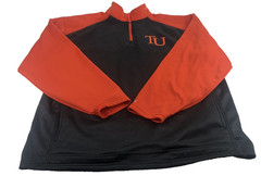 Badger Sport Tusculum University Men’s Pullover XL Quarter Zip Long Sleeve Black