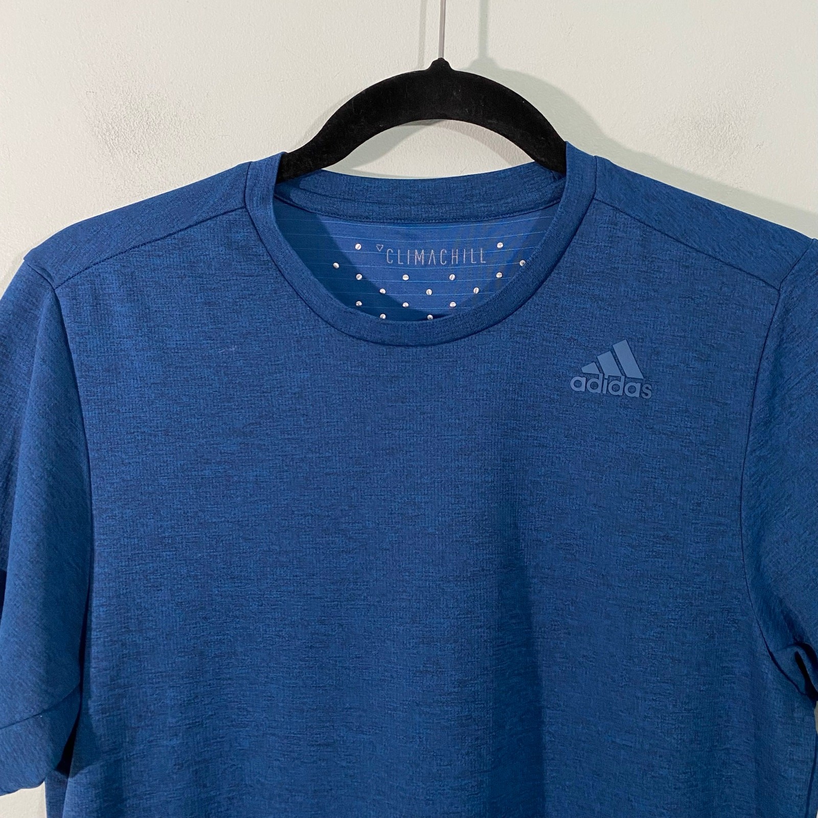 Adidas Men's Blue Freelift Climachill Short Sleeve Performance Tee gallery