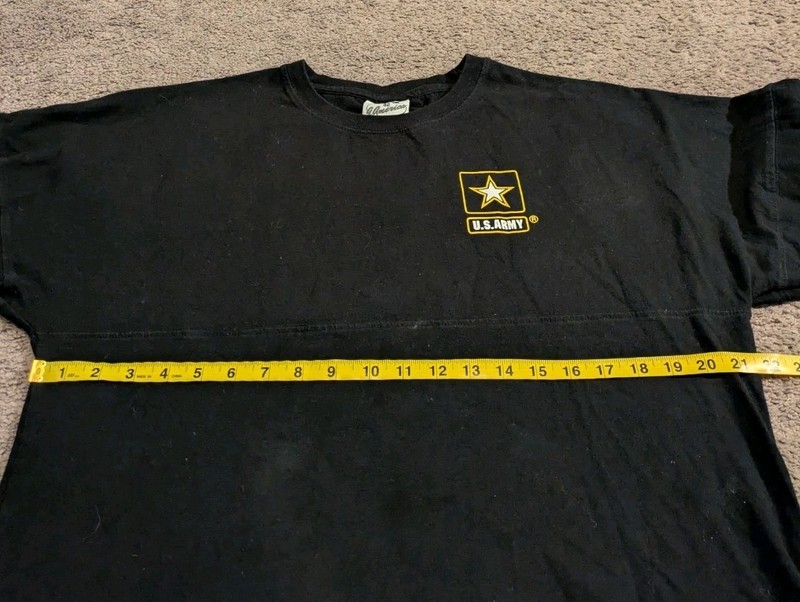 J.America US Army Black Army Strong 1776 Spirit Jersey Adult Size Small gallery