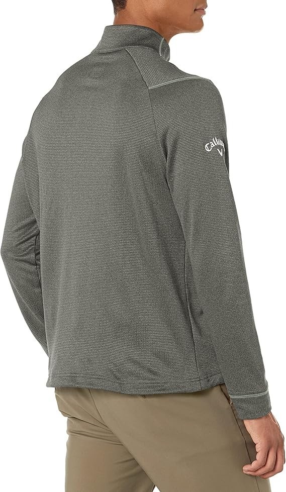 Callaway Men's S Swingtech Waffle Midweight 1/4 Zip Long Sleeve Golf Base Layer gallery