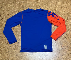 NIKE Team Kobe Bryant Mamba Training Shirt Blue/Orange NikePro Large