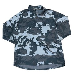 Nike Running Pullover Men’s XL Camo Dri Fit 1/4 Zip Workout Reflective