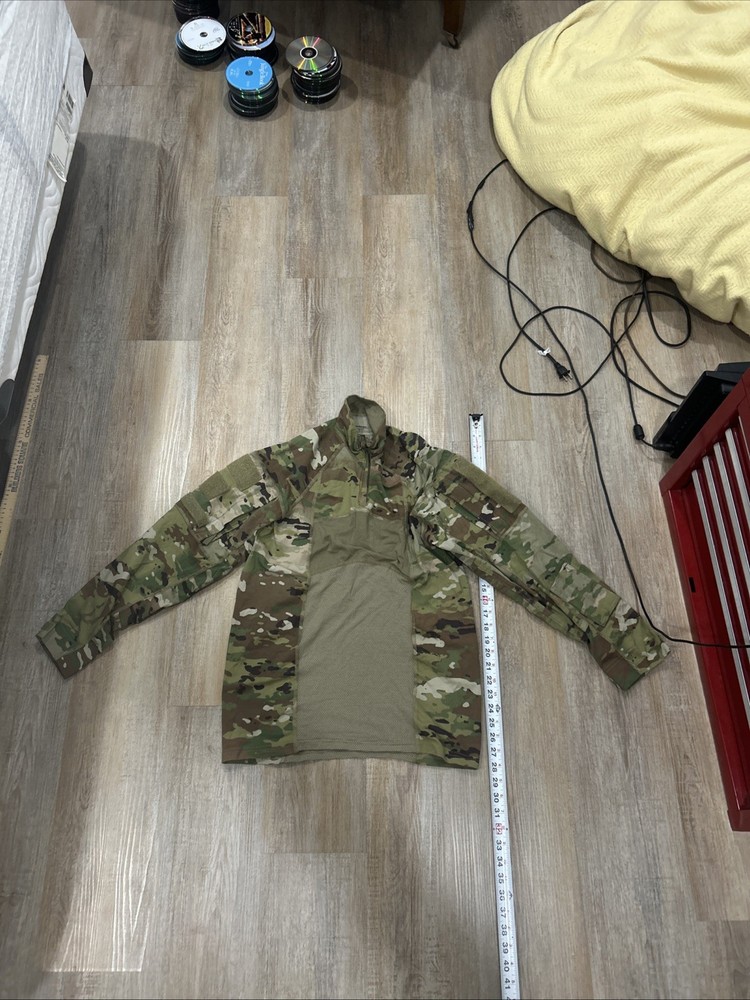 US Army Combat Shirt Size Medium OCP Multicam ACS Advanced Flame Resistant FR
