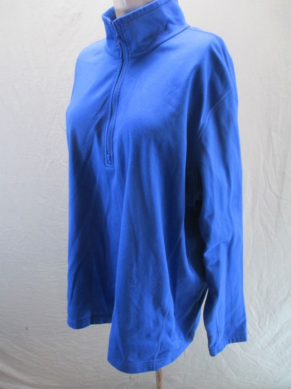 The North Face Size XL Mens Blue 1/2 Zip Soft Shell Hiking Outdoor Pull Over 110 gallery