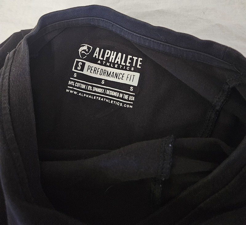 Alphalete Mens Black Performance Fit Long Sleeve Shirt S- See Description gallery