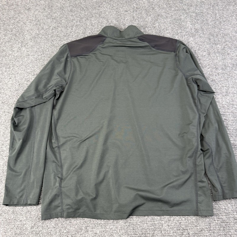 The North Face Pullover Mens XL Green Quarter Zip Mountain Athletics FlashDry-XD gallery