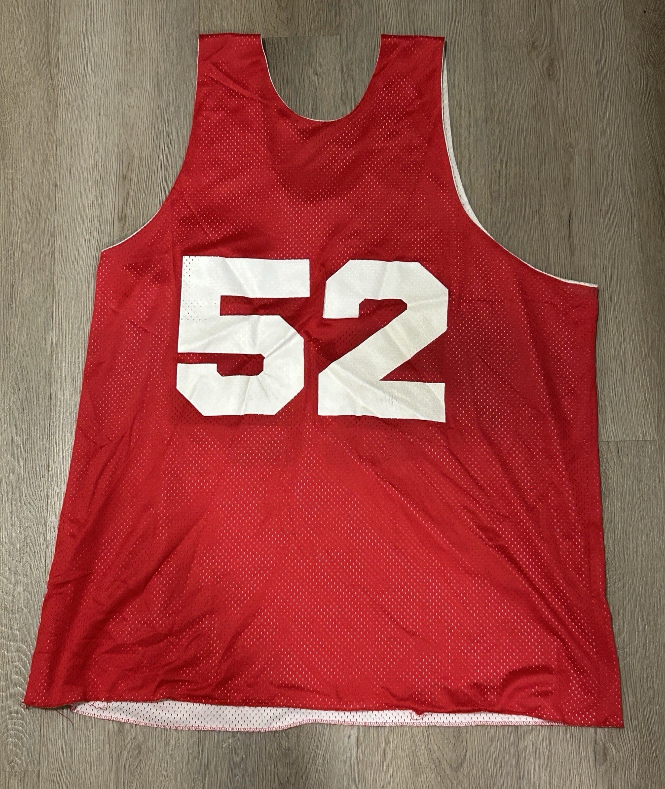 90's ATLANTA HAWKS TEAM ISSUED CHAMPION #25 REVERSIBLE BASK. PRACTICE JERSEY 3XL gallery