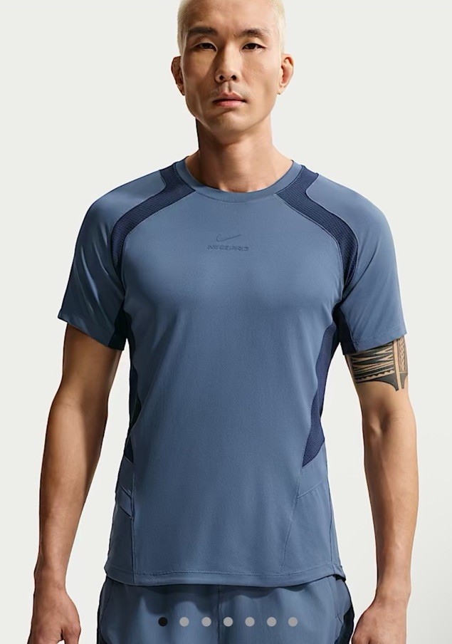 Nike Pro Training Dri-FIT ADV Short-Sleeve Gym Running Top Men Sz XL IF2214-491
