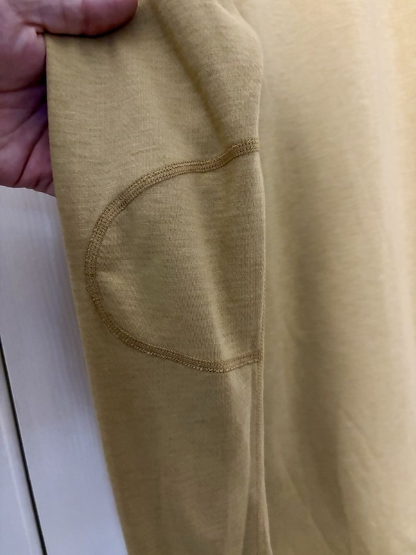 Mens Rabbit Running Layer One Long Sleeve Performance Solid Shirt - Yellow, M gallery