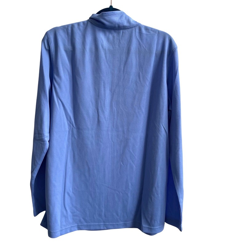 RailRiders Quarter Zip Pullover Mens Medium Blue UPF 20+ Hydro Weave Performance gallery