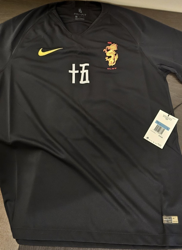 World Cup Nike x Clot 15th Anniversary Soccer Jersey Dri-FIT Men's Black Medium gallery