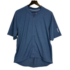REI Co-Op Mens Cycling Blue Full Zip Shirt – L