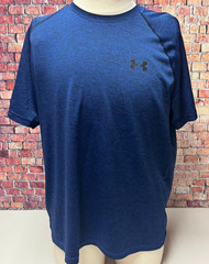 Under Armour, Men’s Dark Blue and Black Shirt, Medium