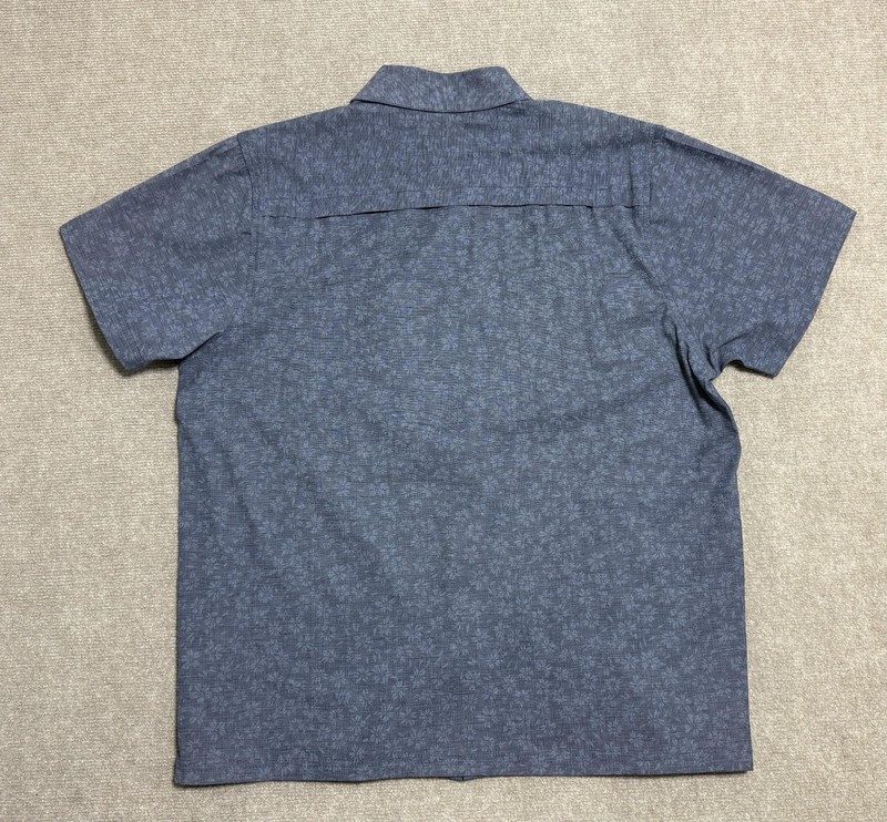 Tallwoods Element Wear Shirt Mens Large Blue Vented Mesh Lined Fishing Stretch gallery