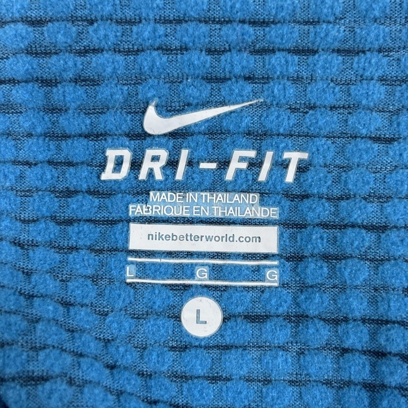 Nike Therma-Sphere Pullover Men's Large Blue Half 1/2 Zip Running 853330-484 gallery