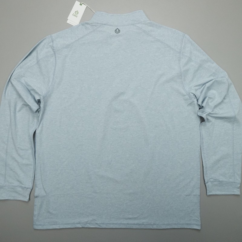 Tasc Carrollton Performance 1/4 Zip Pullover Mens Size 3XL Cloud Heather Organic gallery
