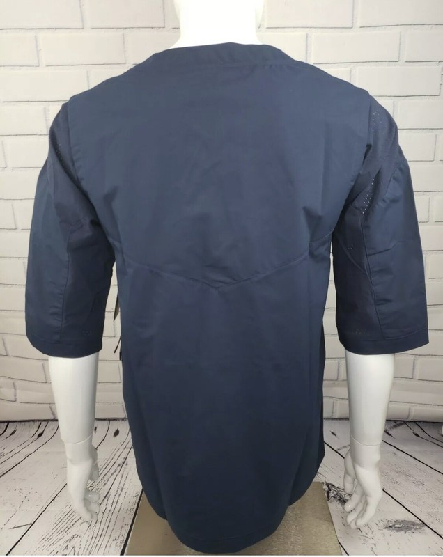 Nike MLB Baseball Jacket Shirt Cage Navy Blue 897383 Mens Medium Fast Ship New gallery