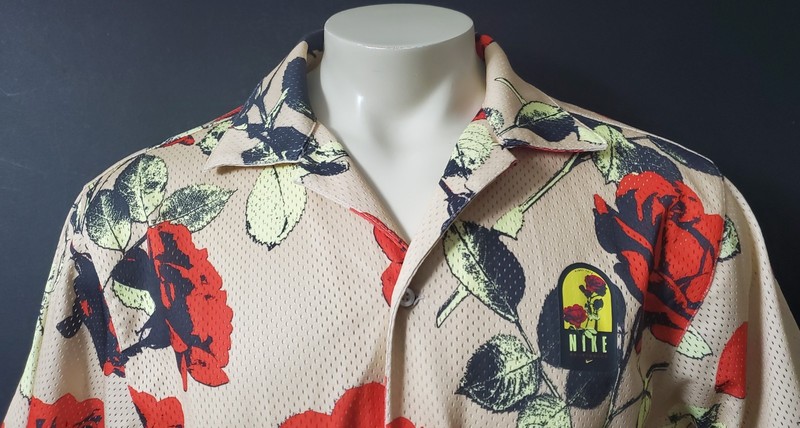 Nike Sportswear Rose City Top, Beige/Red/Black, Size S gallery