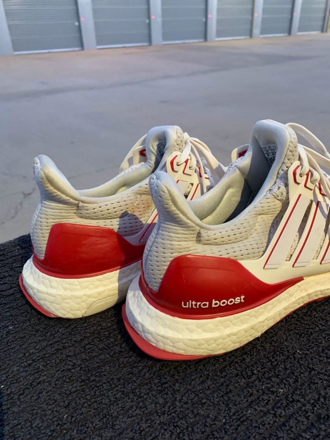 adidas Ultra Boost 1.0 White Red JR3149 gallery