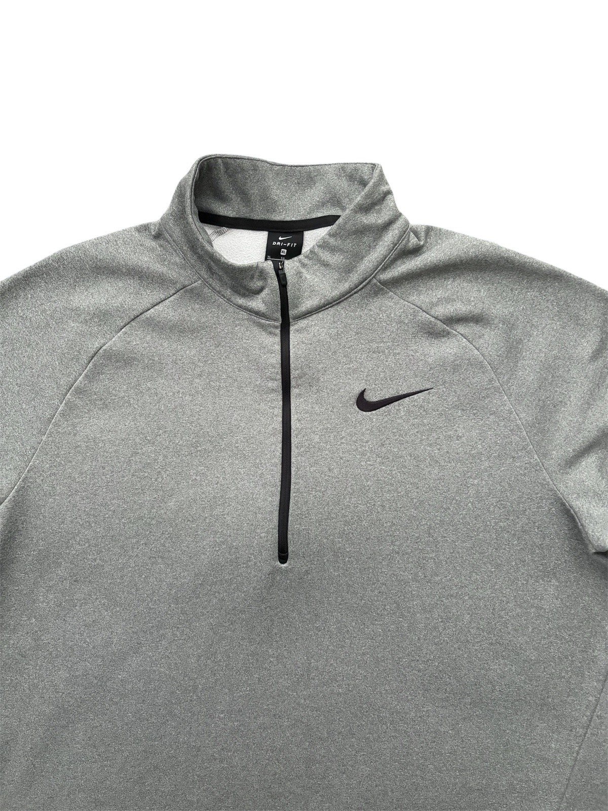 Nike Mens Dri-FIT Quarter 1/4 Zip Golf Pullover Grey XL 25x29 gallery