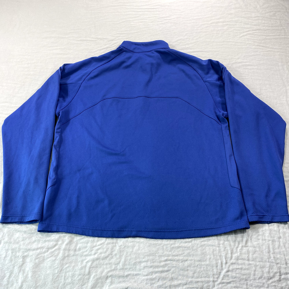 Nike Pullover Shirt Mens XL Blue 1/4 Zip Lightweight Athletic Fit Gym Active