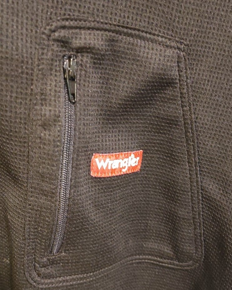 Wrangler Performance Workwear Base Layer Crew Neck Long Sleeve Shirt Mens Large gallery
