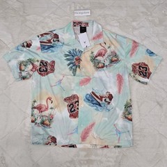 Nike Air Jordan Essentials Printed Mesh Camp Shirt Men’s Sz Medium IB3007-133