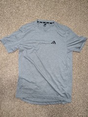 adidas men AEROREADY Designed to Move Feelready Sport Tee Mens Size Medium Gray