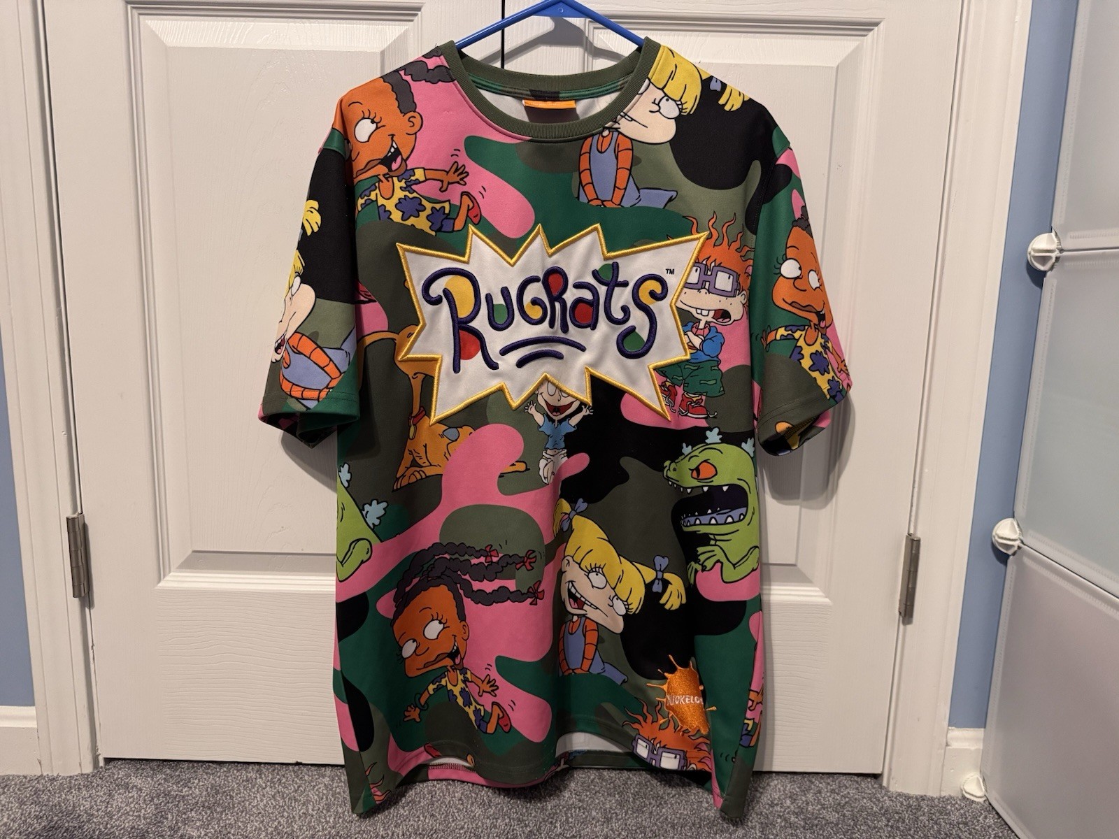 Nickelodeon Rugrats Stitched Baseball Jersey Size XXL Rare gallery
