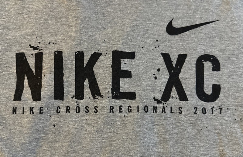 Nike XC Cross Regionals 2017 NXR Mens S Gray Long Sleeve Shirt Cross Country Tee gallery